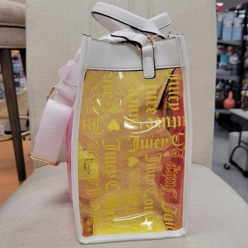NEW Juicy Couture Clear Tote Handbag - Picture 3 of 5